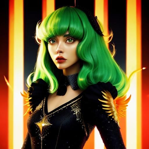 Vibrant Abstract in a Photorealistic Style