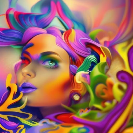 Musical Concept Art in Hyperrealistic Splash Art Style