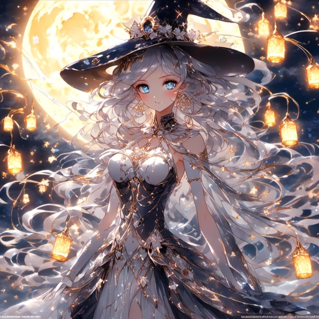 Deity Witch Dancing in Village Square