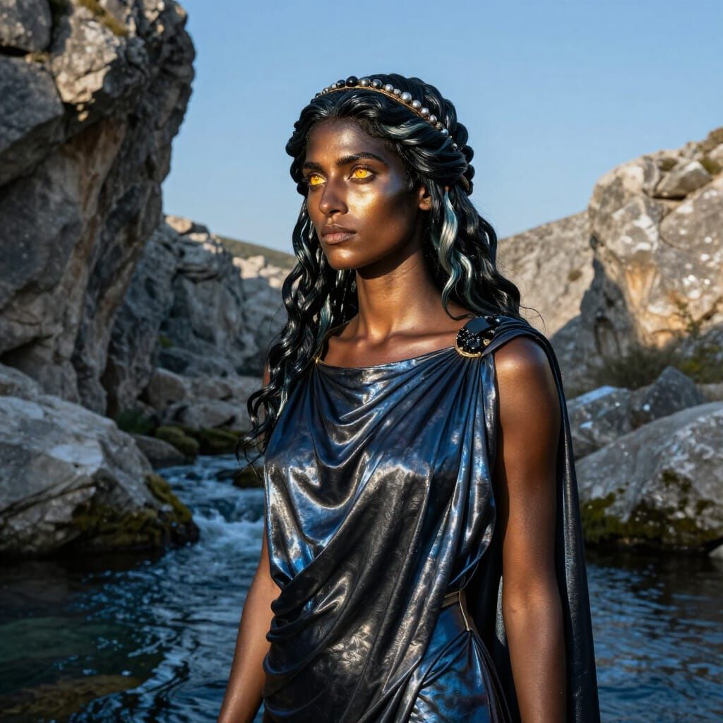 Melaeno Kephissa: Divine Hellenic Portrait