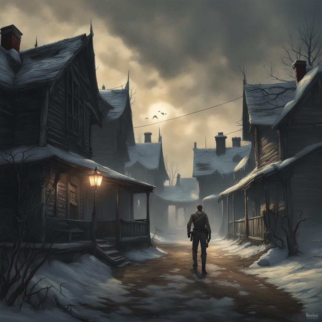 Sinister Resident Evil Village Art