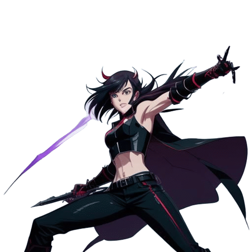 Anime Portrait of a Scaled D&D Barbarian