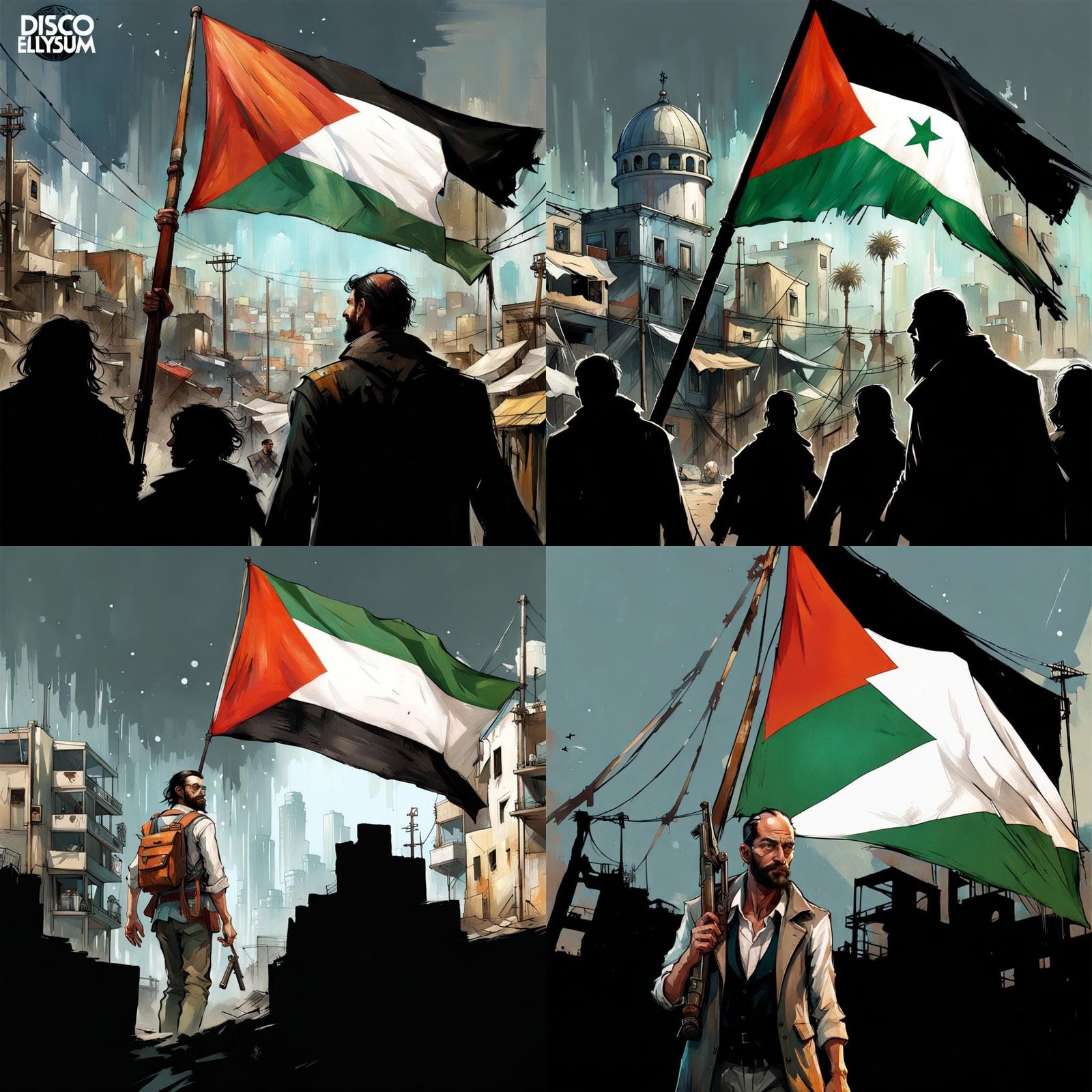 Disco Elysium: Harry Du Bois Supports Palestine
