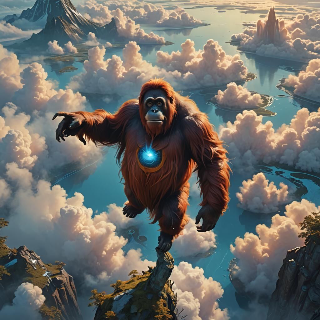 Orangutan's Eye Reveals Ethereal Planet