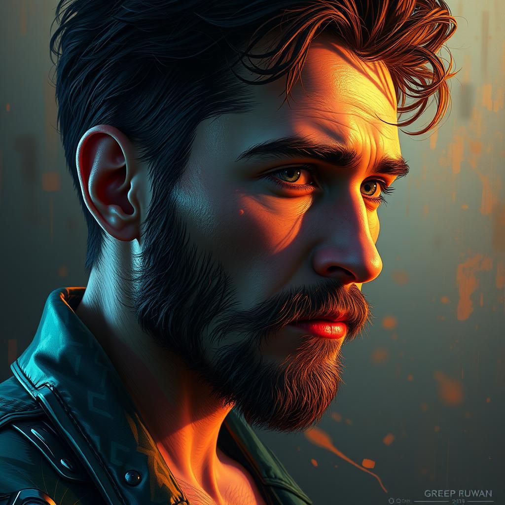 Detailed Portrait in the Style of Artgerm