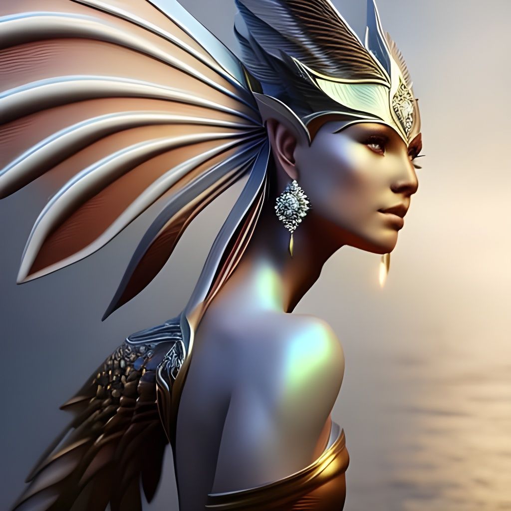 Ethereal Fairy with Opalescent Wings in 8K