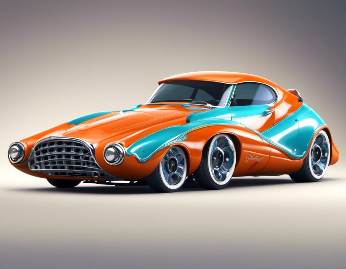 Retro-Futuristic Muscle Car: A Classic Reimagined