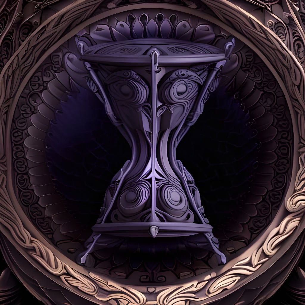 Infinite Moebius Hourglass in Digital Illustration