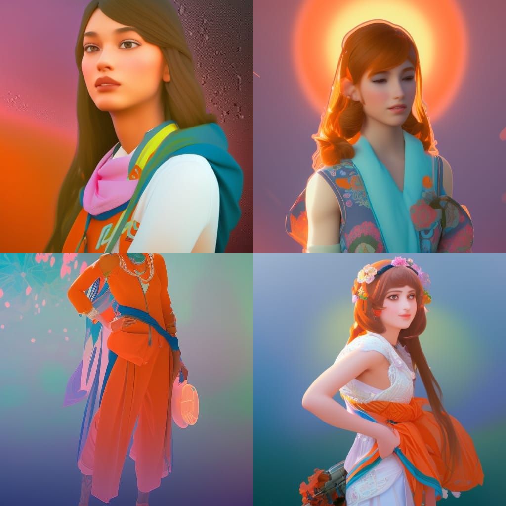 Transgender Girl Concept Art in 8K Resolution