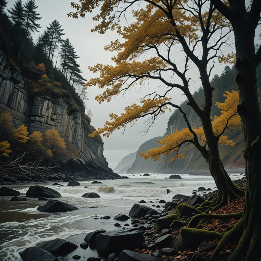 Ethereal Landscape in Cinematic Film Style