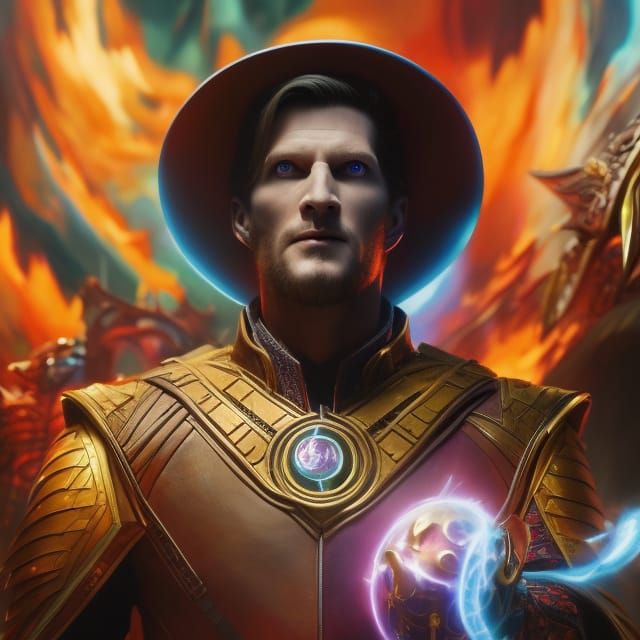 Evil Warlock in Dark Fantasy Concept Art