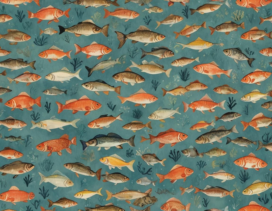 AI Generated Image of a Fish