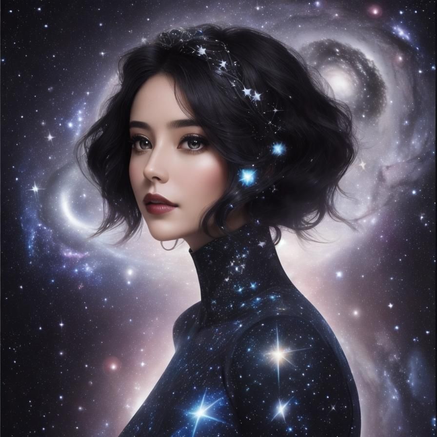 Celestial Woman: A Galaxy of Stars