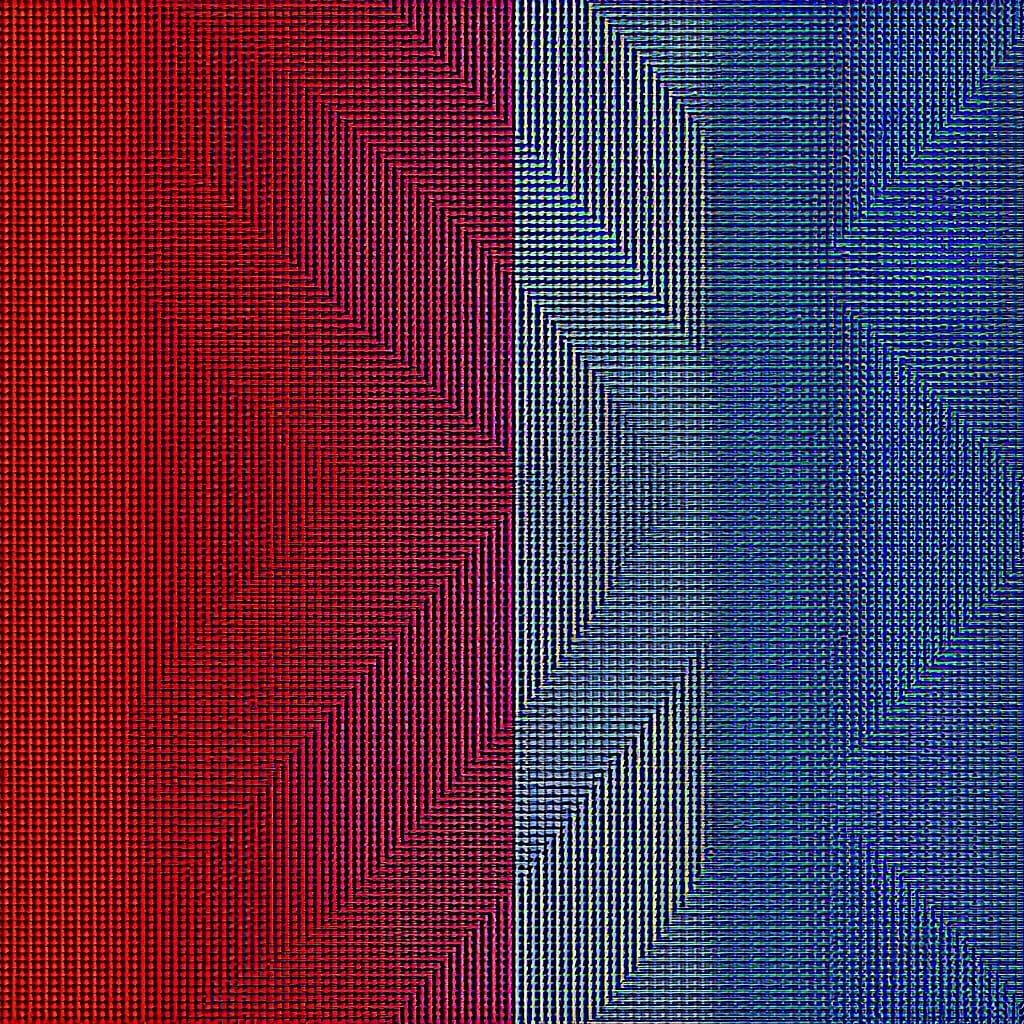 Coherent Evolving Abstract Visual Patterns