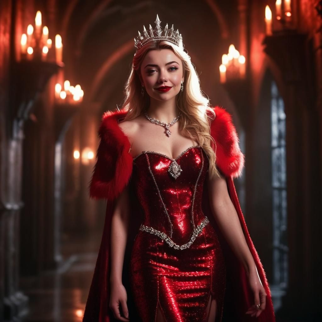 Devil Queen in Hogwarts: A Dark Fantasy Portrait