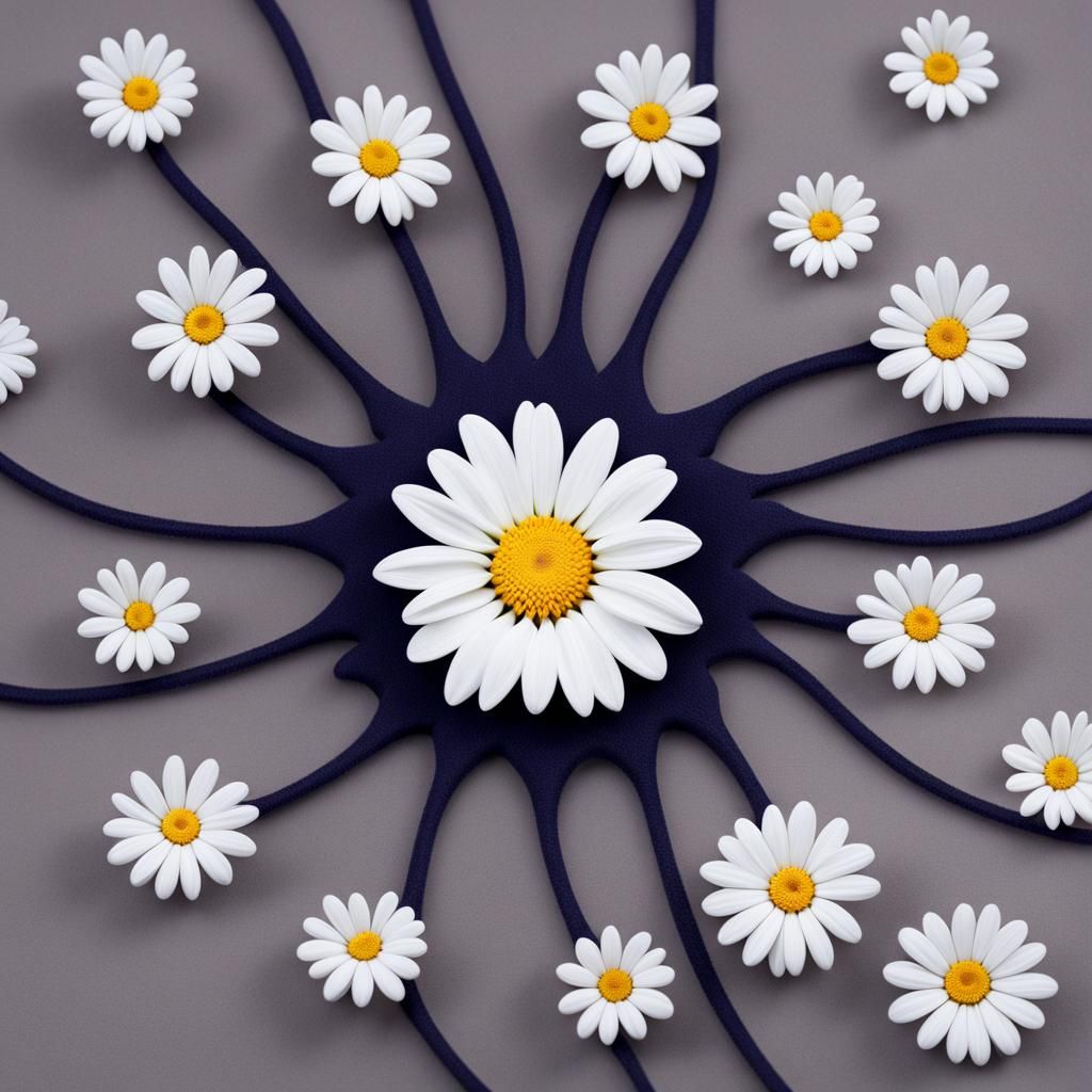 Majestic Sand Daisy in Spring Colors