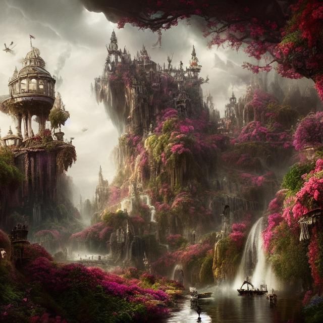 Epic Wonderland: A Cinematic Digital Painting