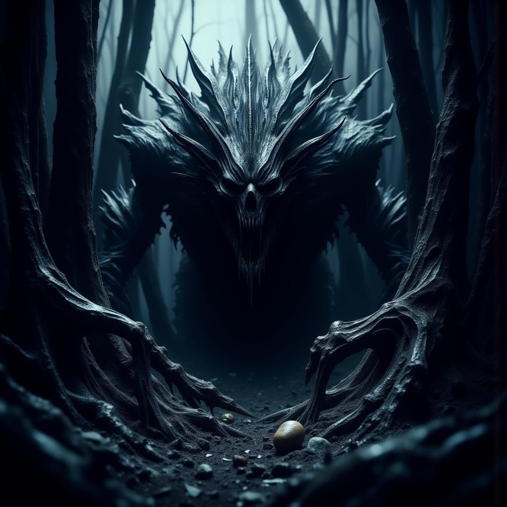 Terrifying Nightmare Crawling from Shadows