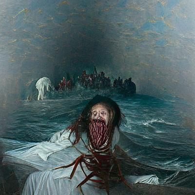 Visceral Nightmare in Dark Fantasy Style