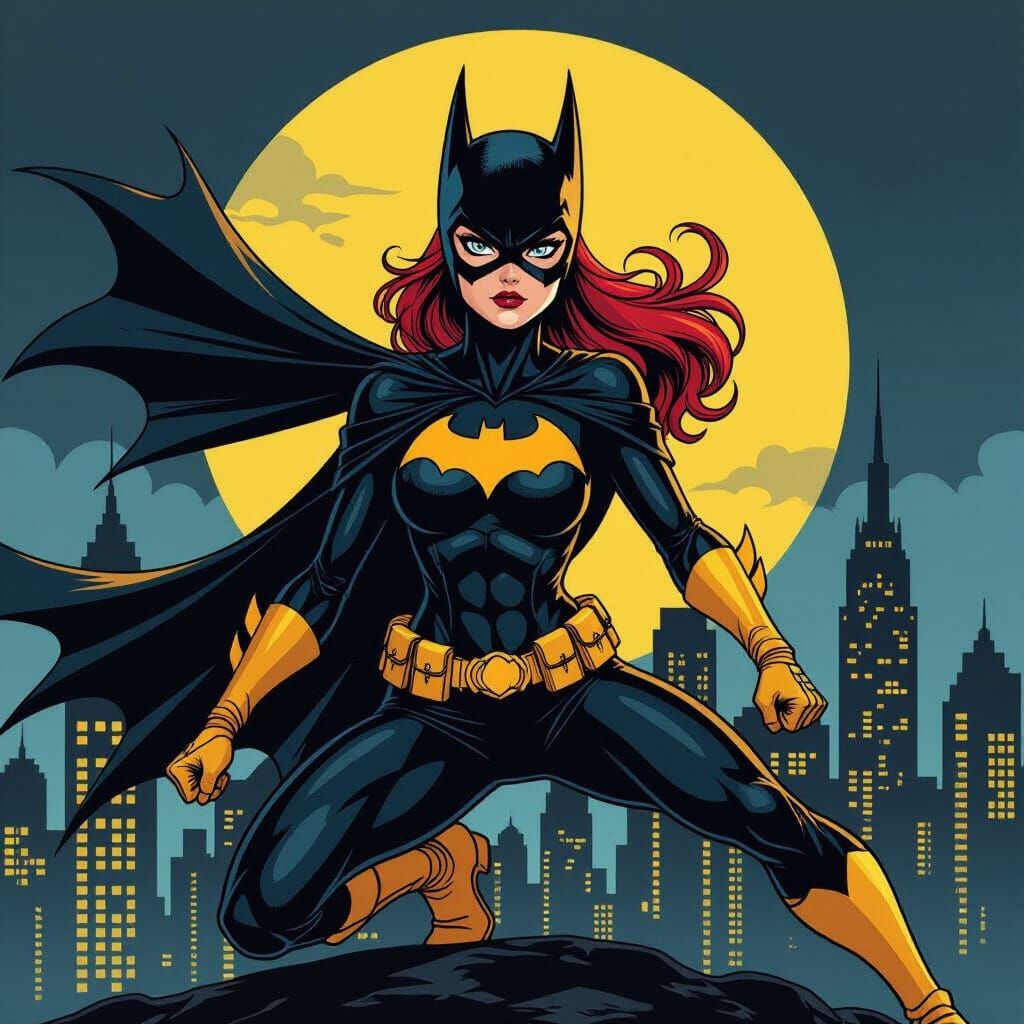 Batgirl in Manga Style by Shingo Araki