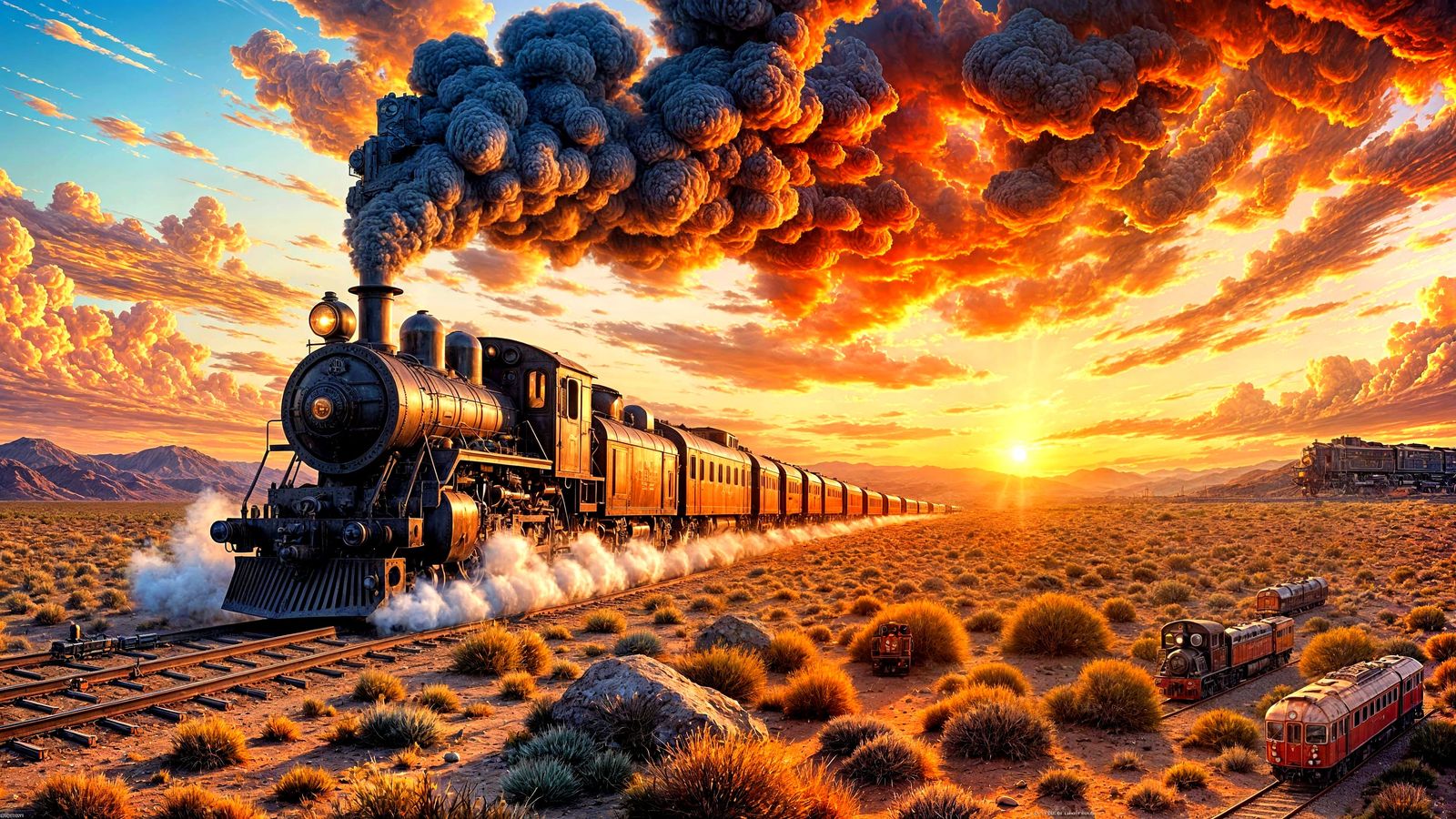 Locomotive Sunrise