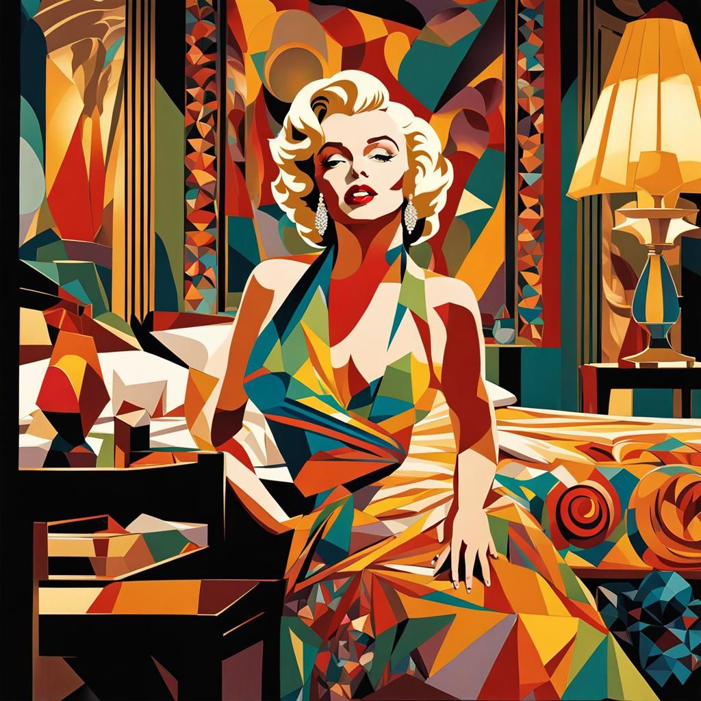 Deco art Marilyn