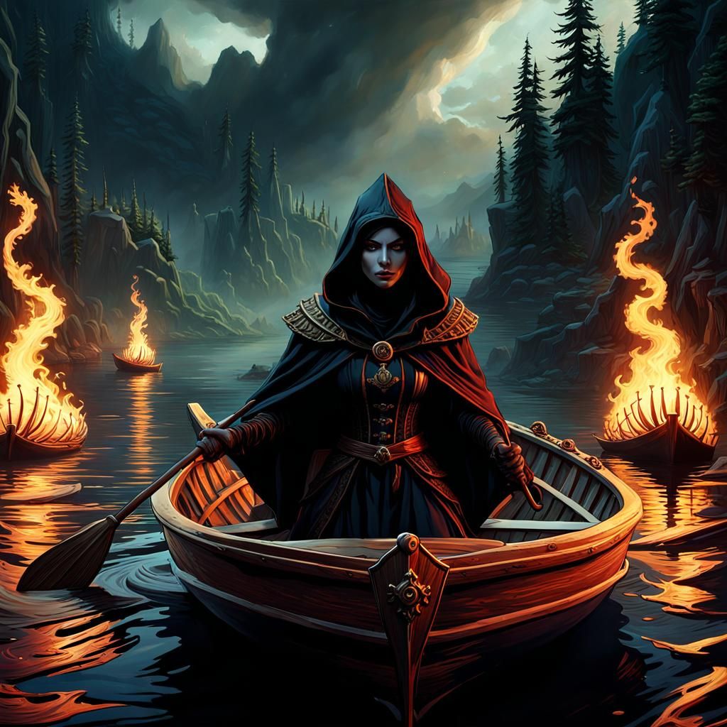 Death on the River Styx as Book Art