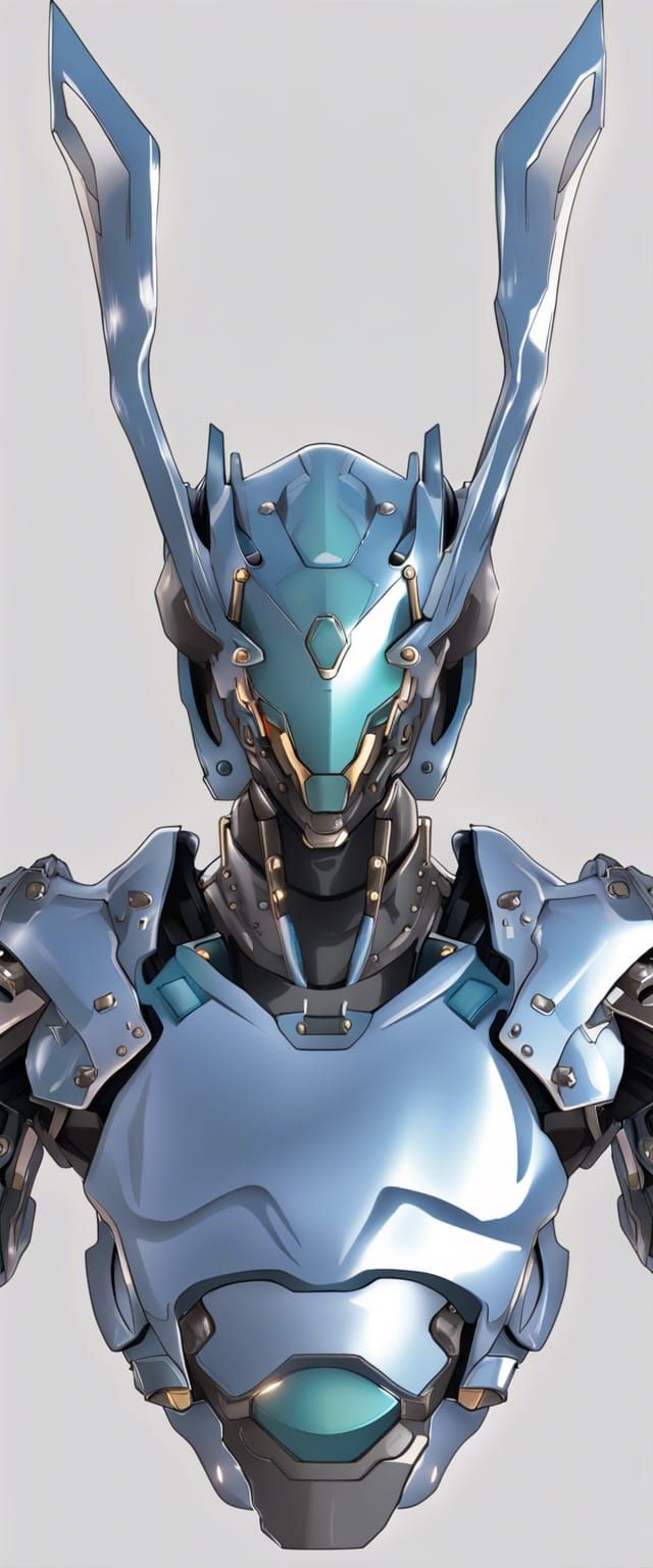 Futuristic Mecha Armored Bodysuit Design