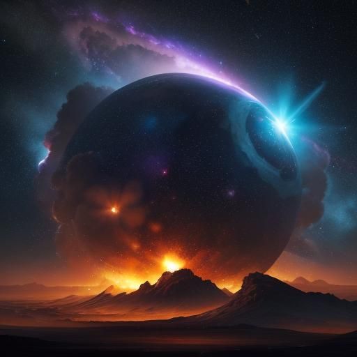 Space Battleship Fires Cannons in Epic Sci-Fi Battle