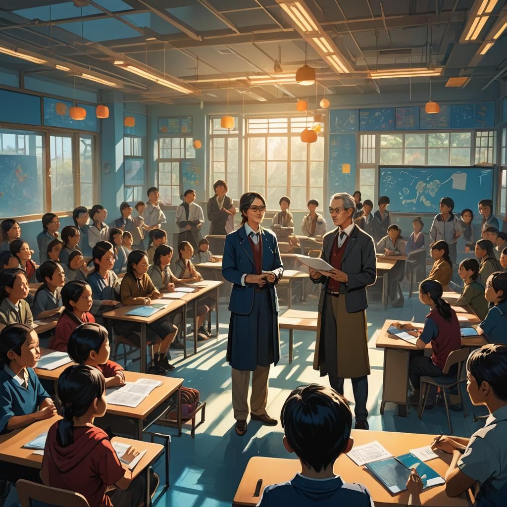 Fantasy Classroom Concept Art in Unreal Engine 5