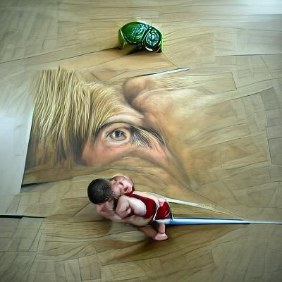 David and Goliath in Hyperrealism