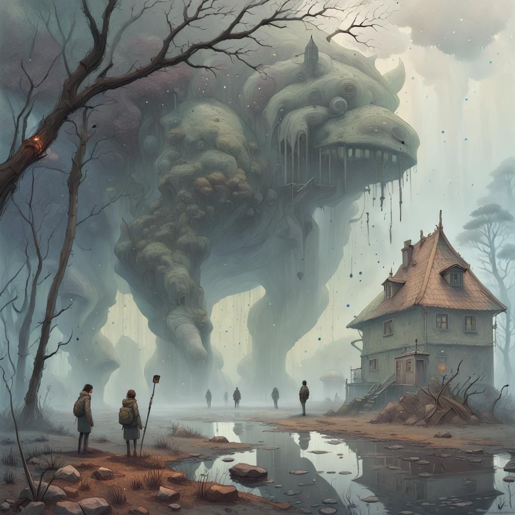 Hyperrealistic Fog of Life: Surreal Tessellations