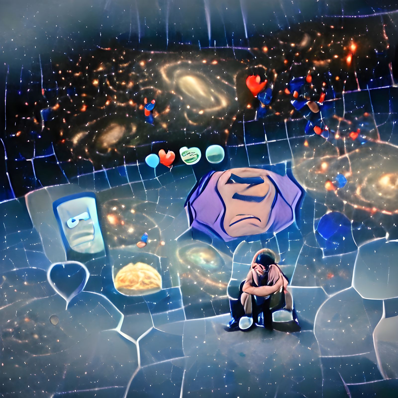 Lonely Astronaut Contemplates Saving the Universe