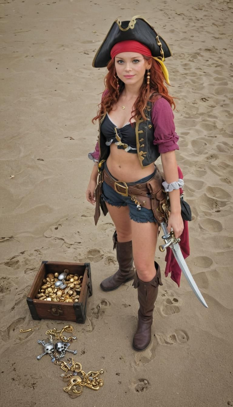 Pegleg Patty Guards Pirate Treasure