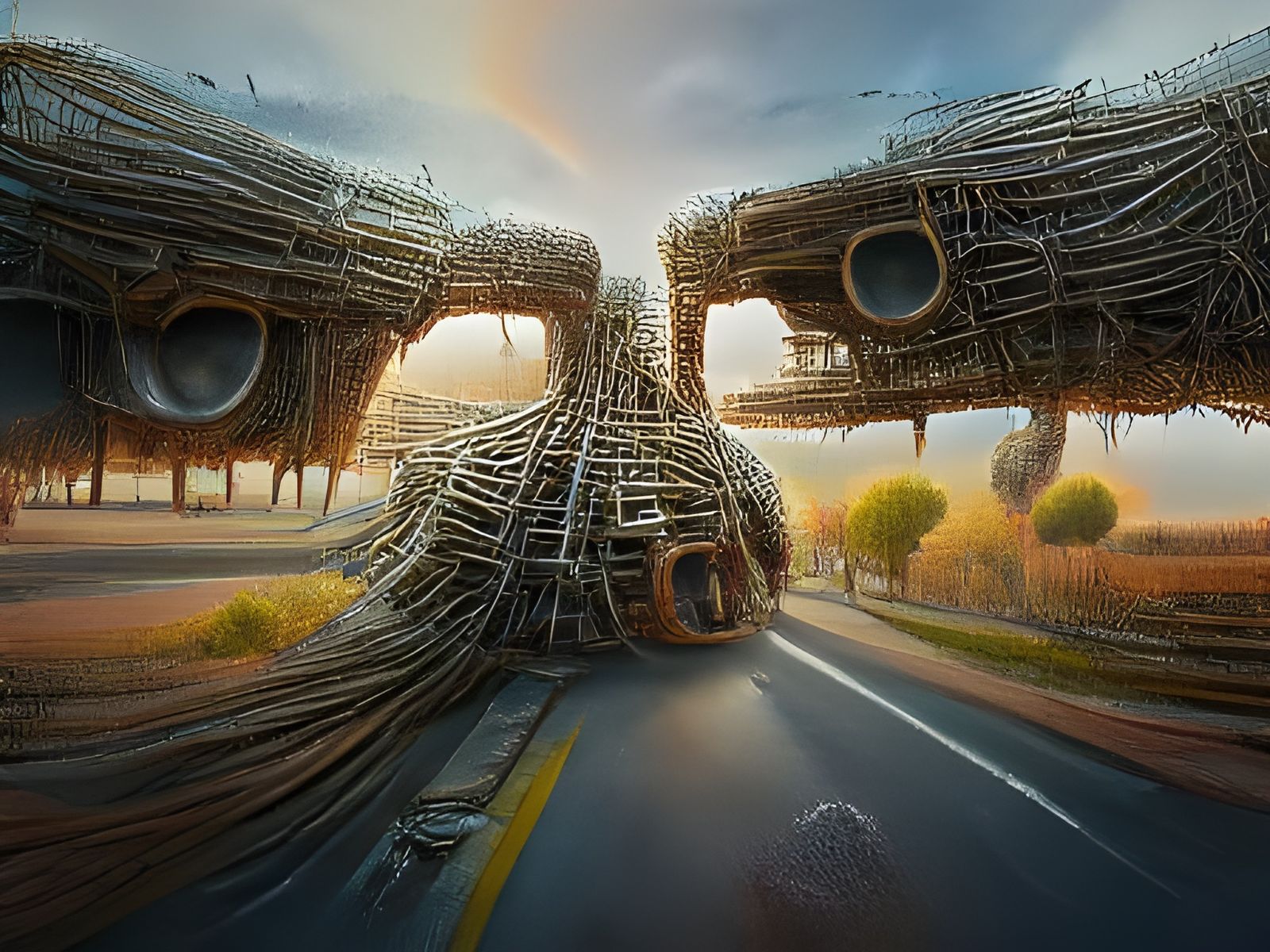 Alien Architecture Inspired by Peter Gric