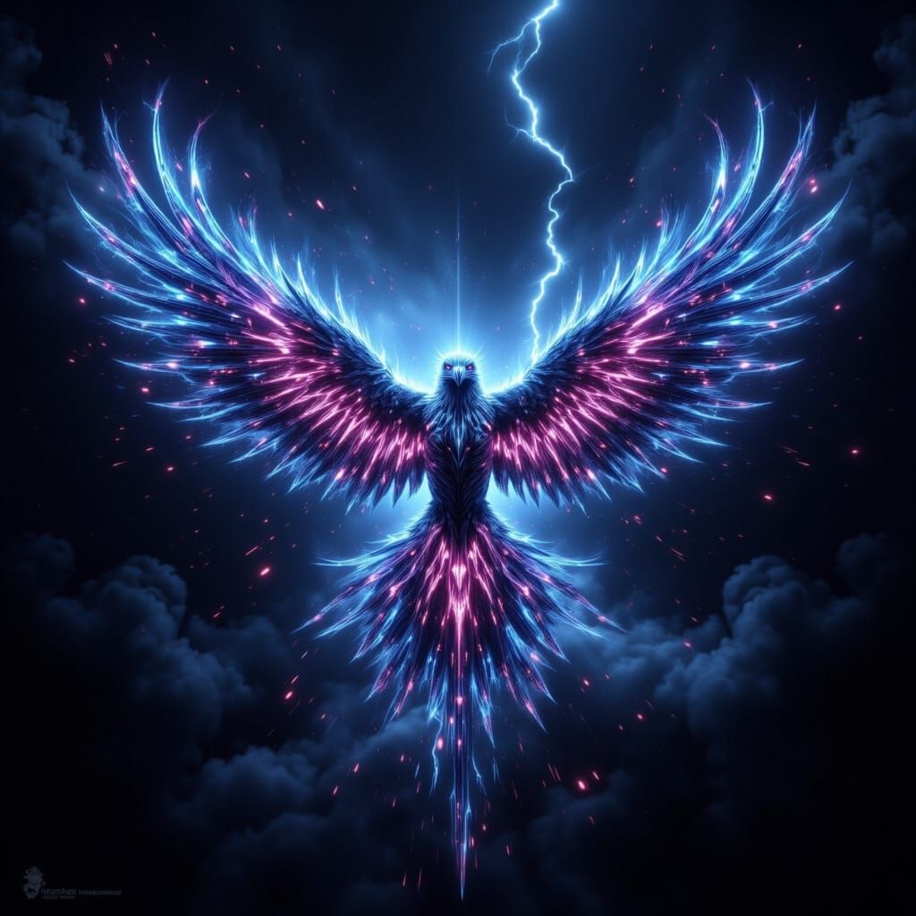 Murraypunk Eagle with Electric Aura