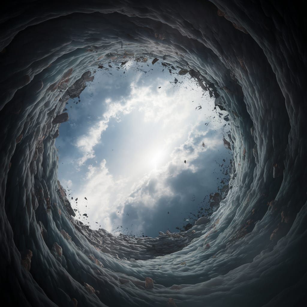 Stormy Vortex Unveils Celestial Realm