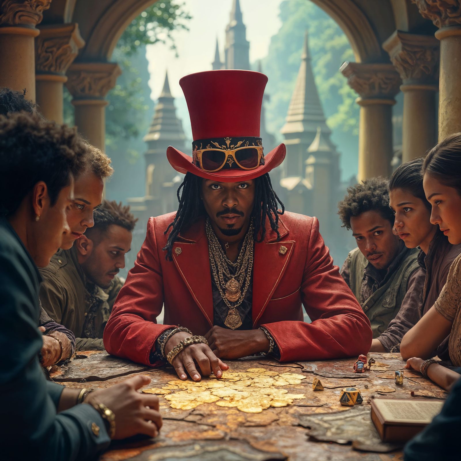 T-Pain as D&D Dungeon Master in Fantasy Art
