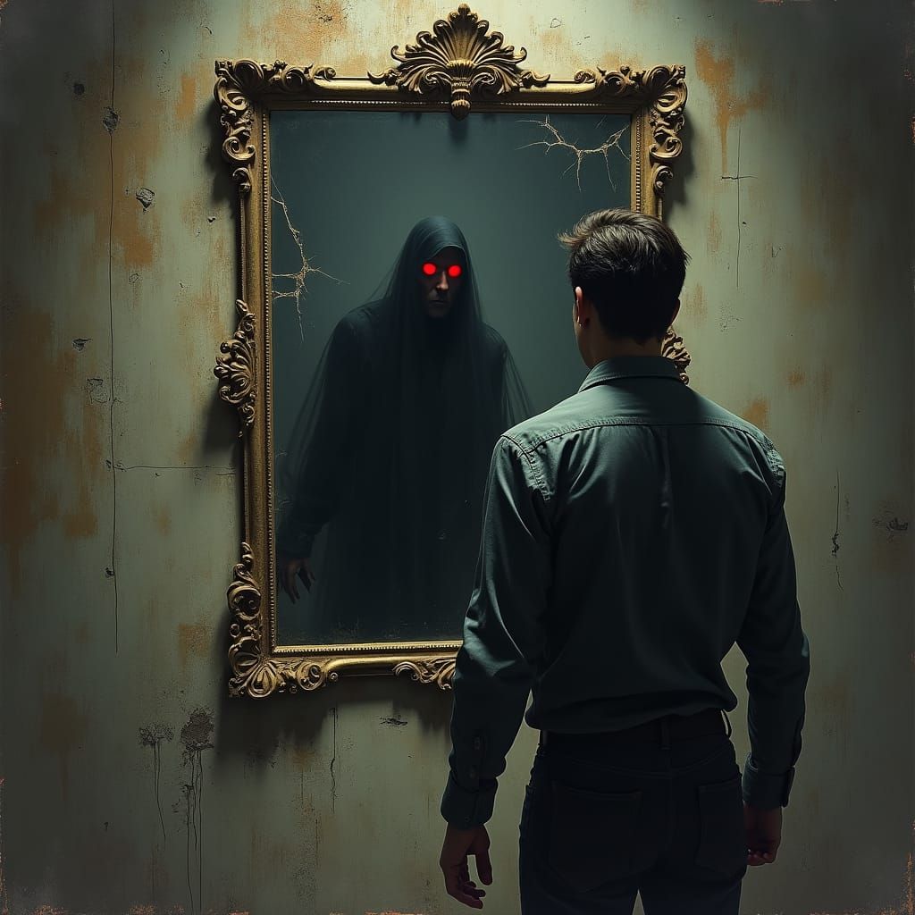 Dark Reflection: A Gothic Horror Encounter