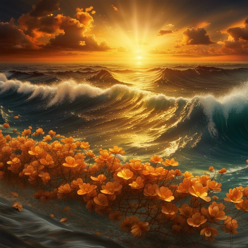 Golden Ocean blossoming