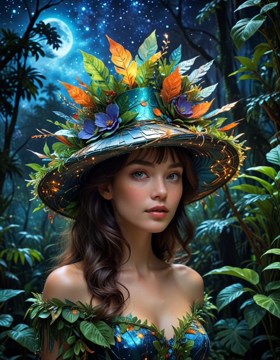 Art Nouveau Hats of Unusual Materials