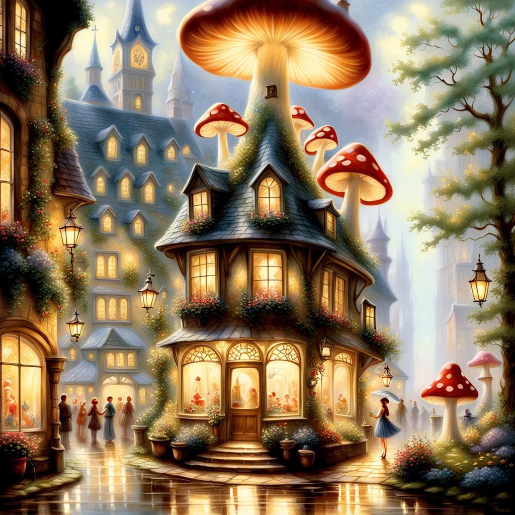 Imagine a grand celebration in the village square, with fair...