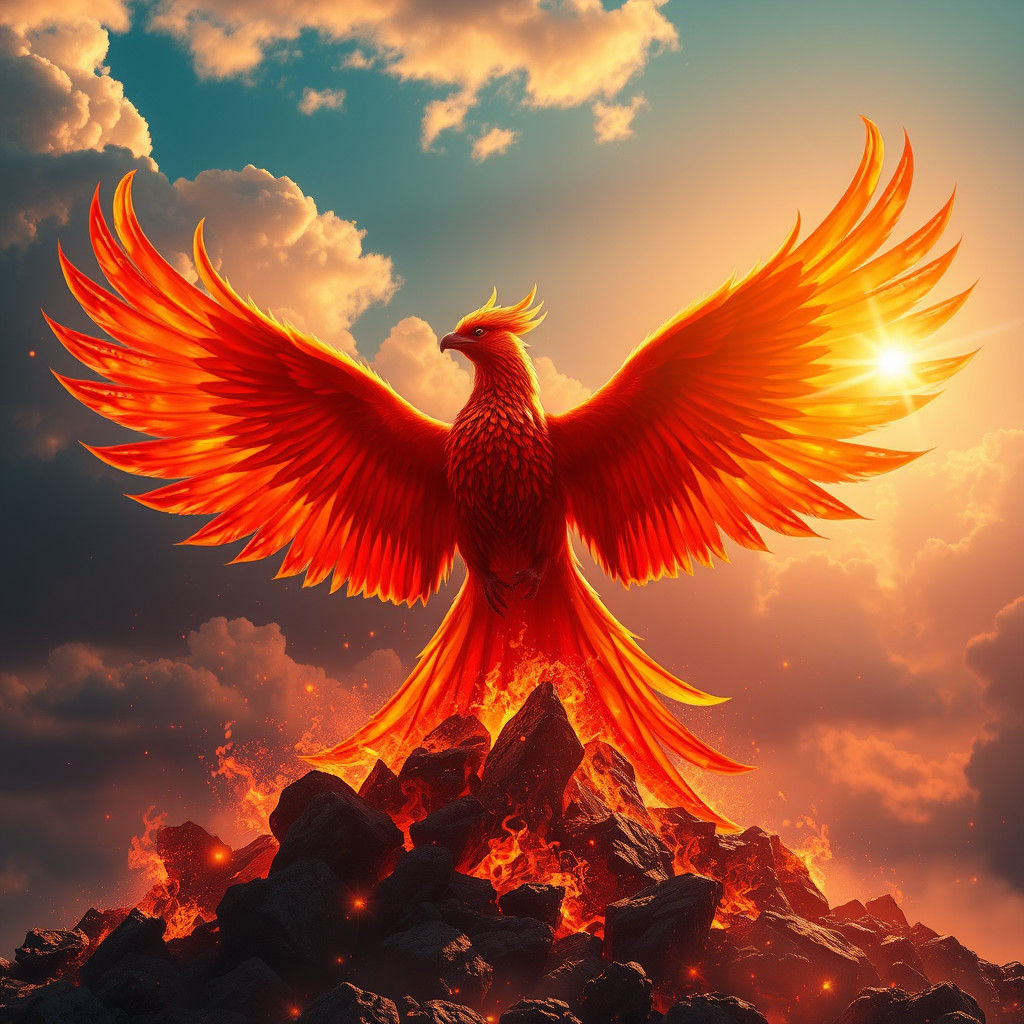 Phoenix Rising: A Fantasy Concept Art Masterpiece