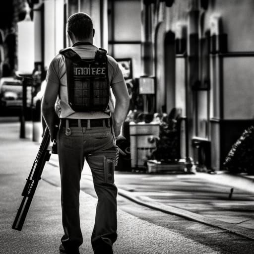 Hot Fuzz Character Angel Armed