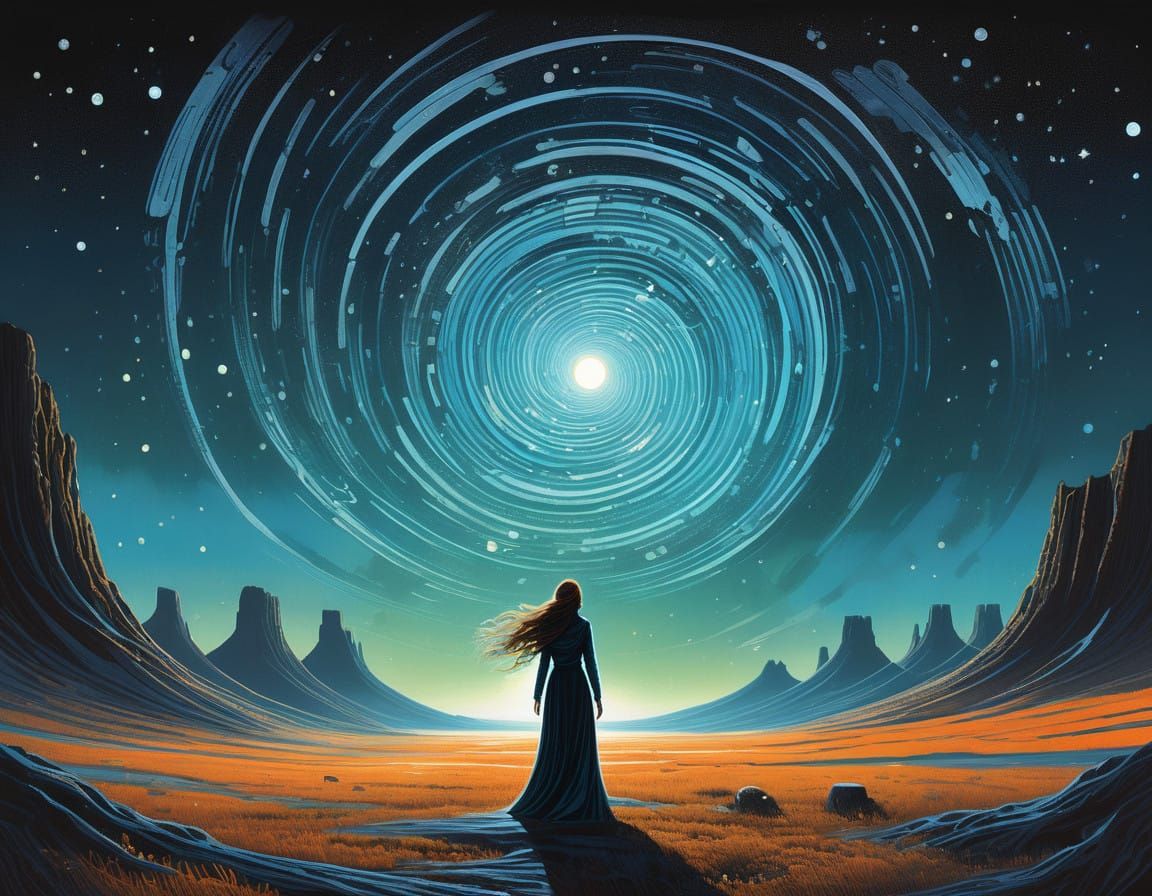 Goddess of the Cosmos, Embodied by Celestial Power and Vastn...