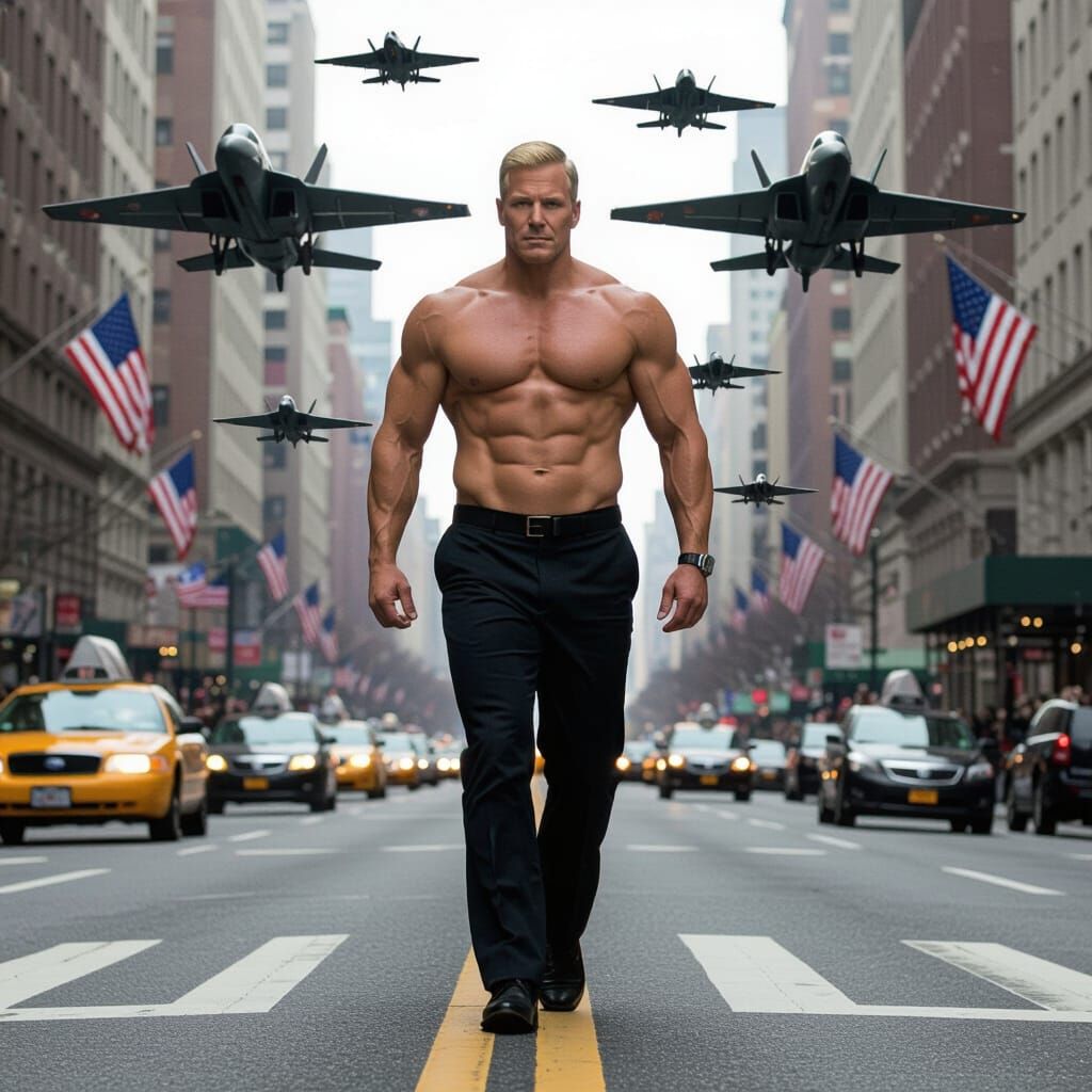 Heroic President Dominates New York in Cinematic Style