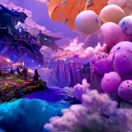 Fantastical Heaven Concept Art in Deep Color