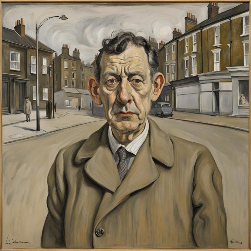 Dirty Mac by Lucian freud