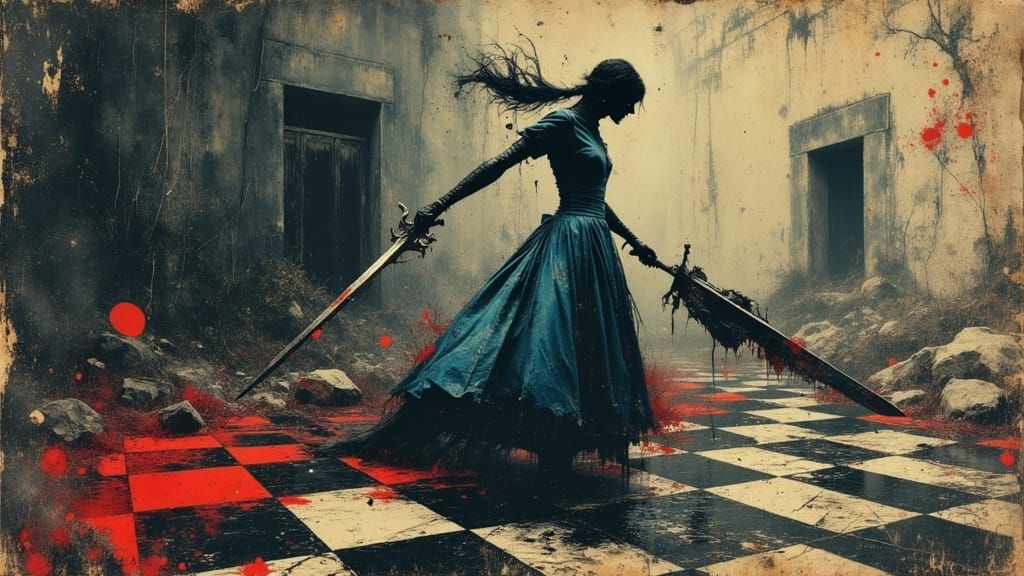 Twisted Alice Triumphs on a Blood-Soaked Chessboard in a Dar...