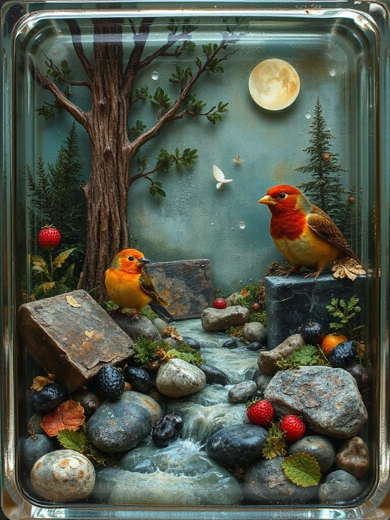 B is a B Filled with Otherworldly Life Charred and Rusty Row...